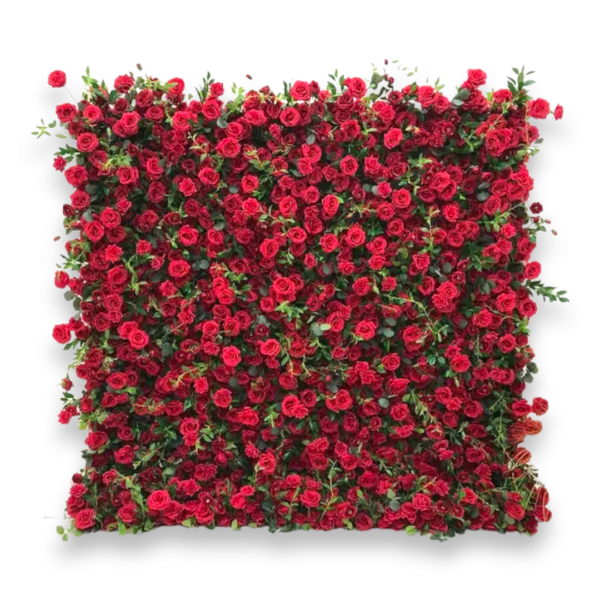 Ruby Woo Flower Wall