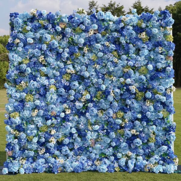 Blue Ivy Flower Wall