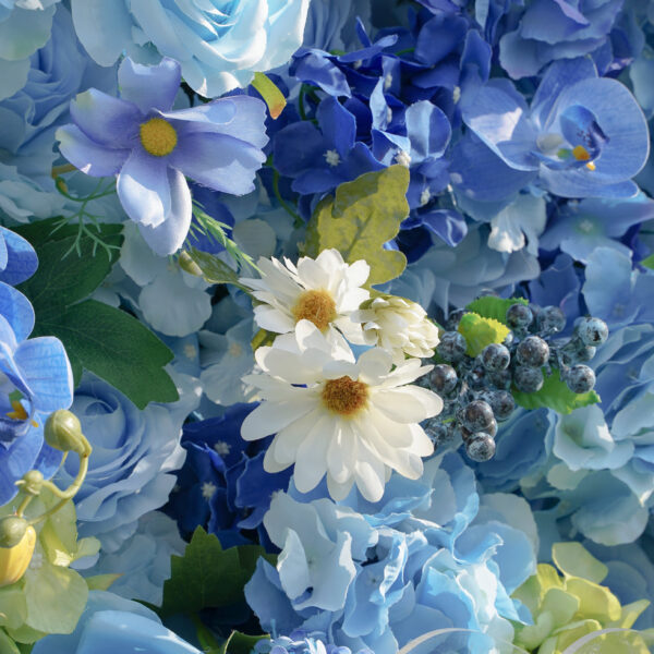 Blue Ivy Flower Wall
