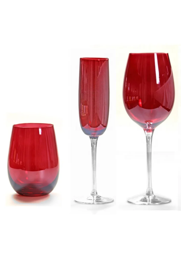 Ruby Glassware Collection